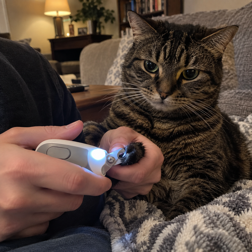 — Jessica R. & Cleo (Tabby Cat)