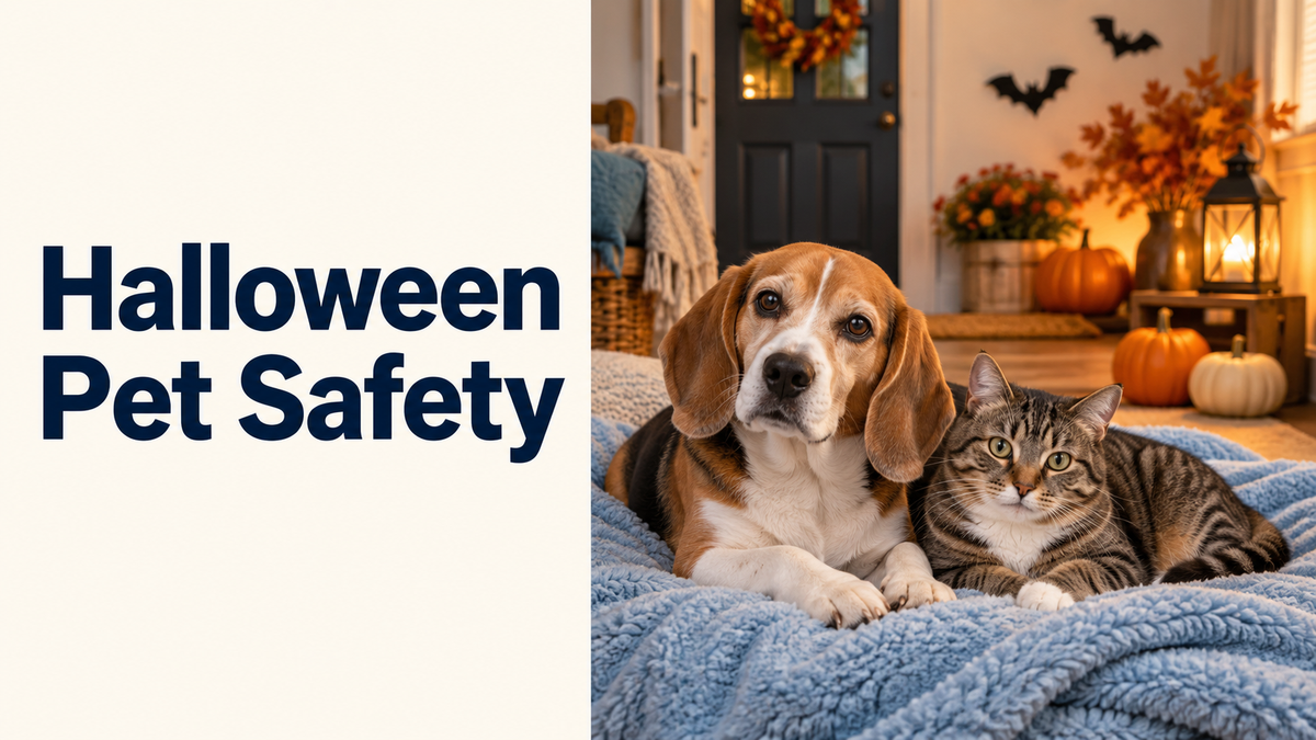 Halloween Pet Safety: Keep Your Dog or Cat Calm and Safe