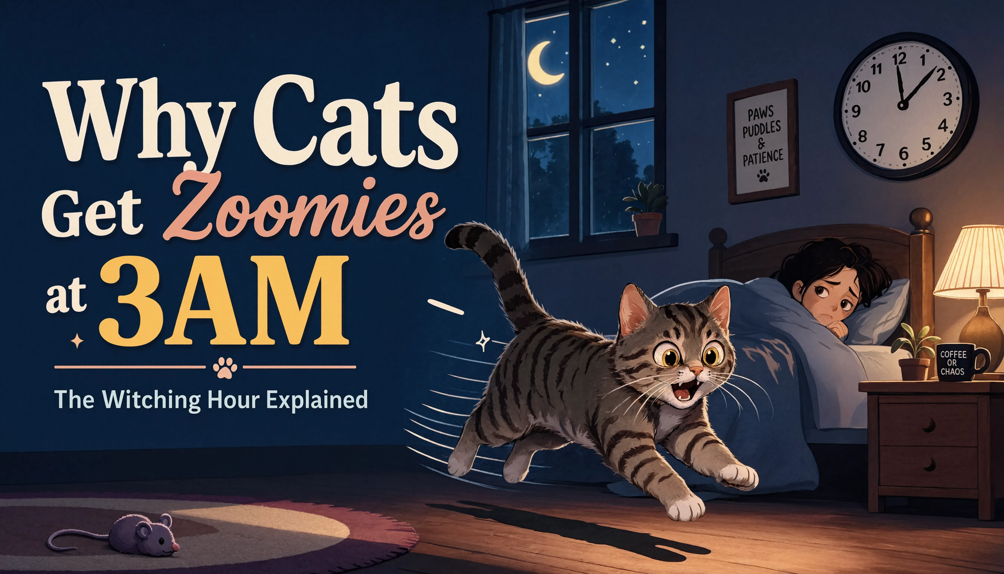 Why Cats Get Zoomies at 3AM: The Witching Hour Explained