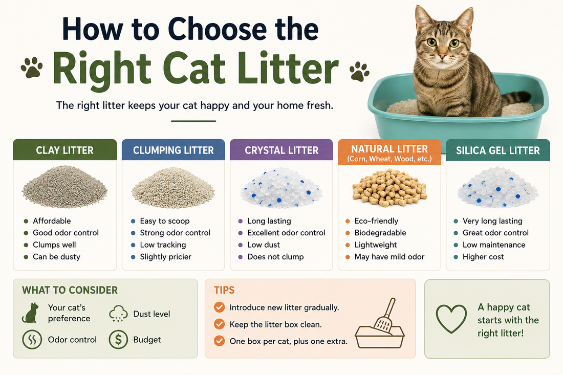 How to Choose the Right Cat Litter for Your Cat