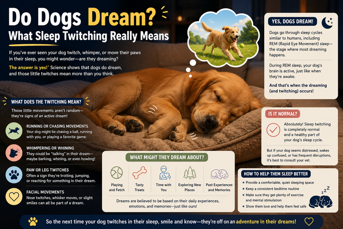 Do Dogs Dream? What Sleep Twitching Really Means