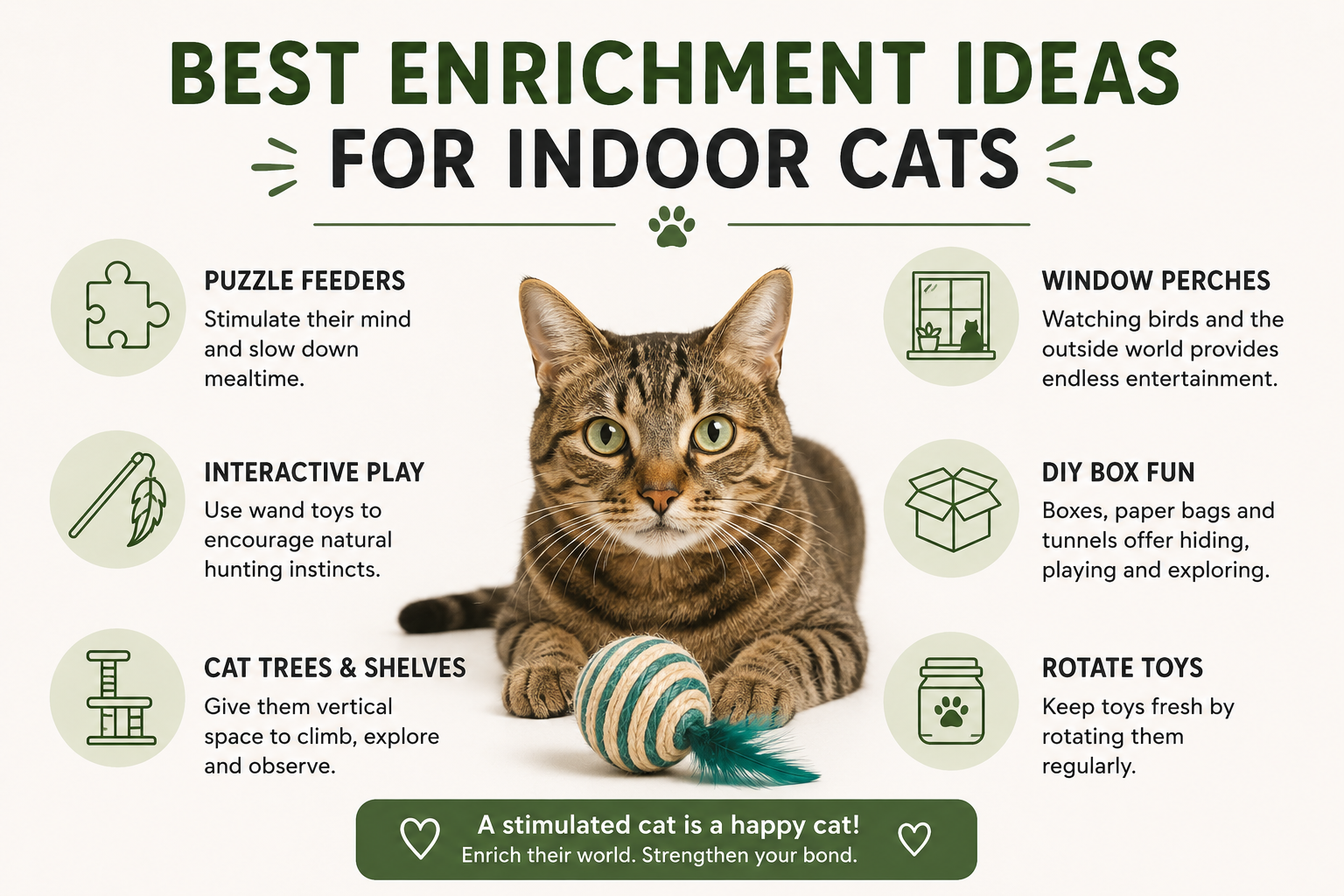 Best Enrichment Ideas for Indoor Cats