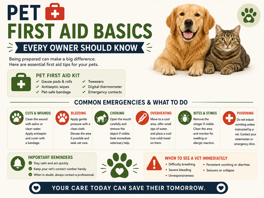 Pet First Aid Basics Every Owner Should Know