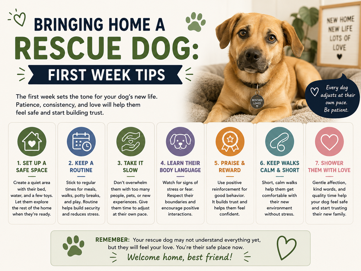 Bringing Home a Rescue Dog: First Week Tips