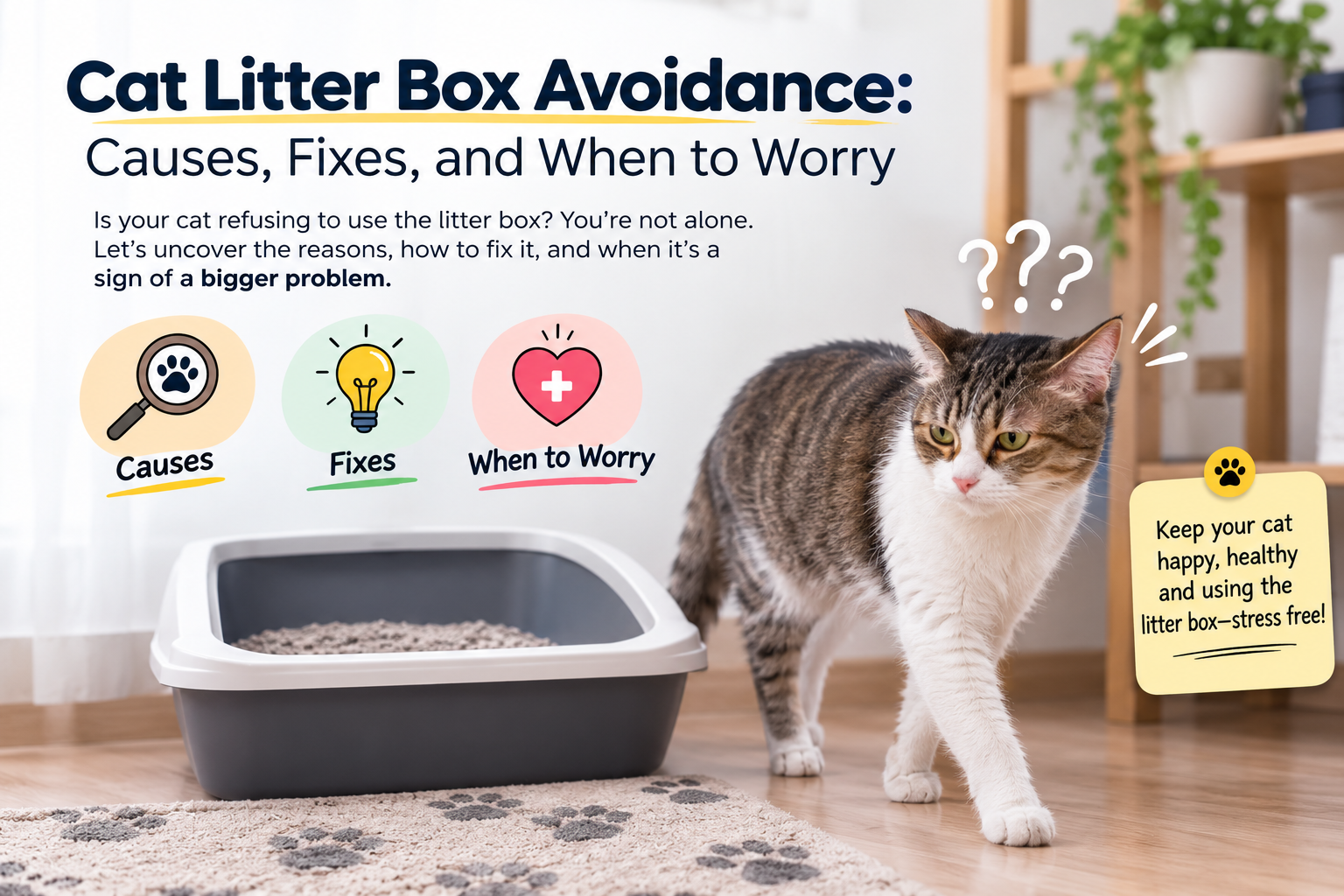 Cat Litter Box Avoidance: Causes, Fixes, and When to Worry