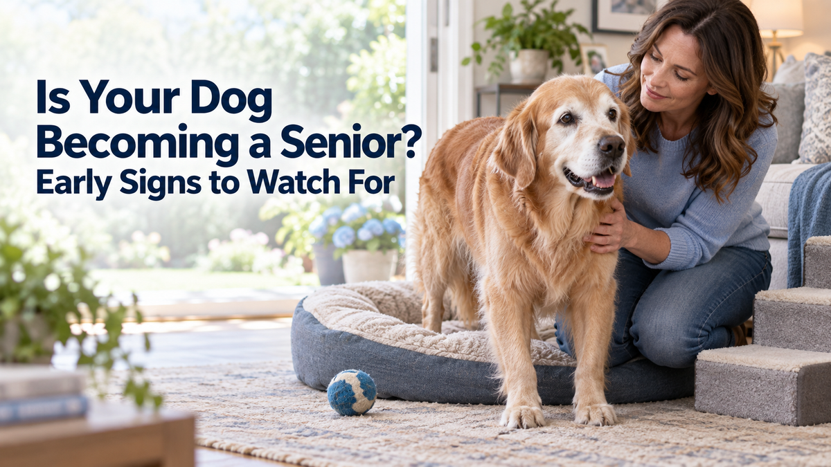 Is Your Dog Becoming a Senior? Early Signs to Watch For