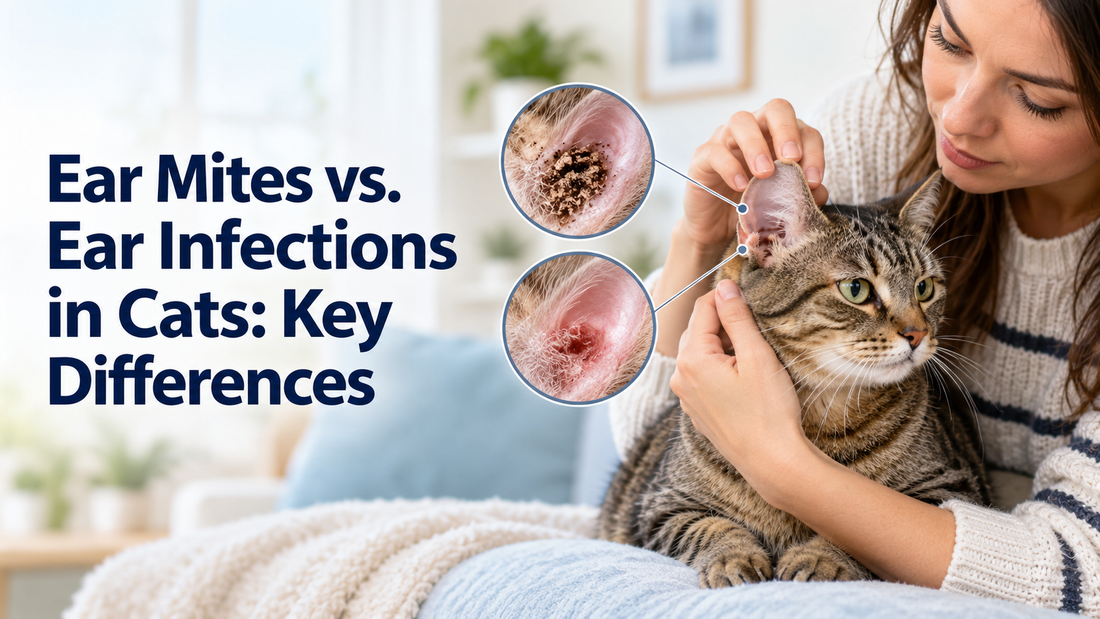Ear Mites vs. Ear Infections in Cats: Key Differences