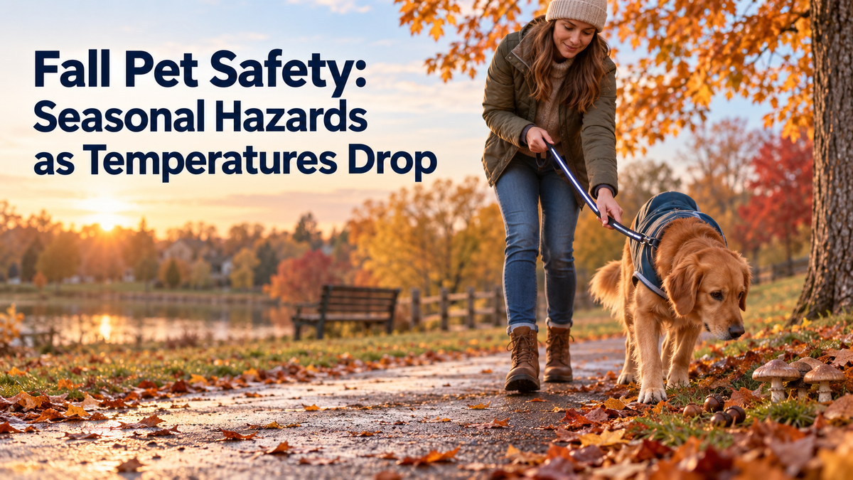 Fall Pet Safety: Seasonal Hazards as Temperatures Drop