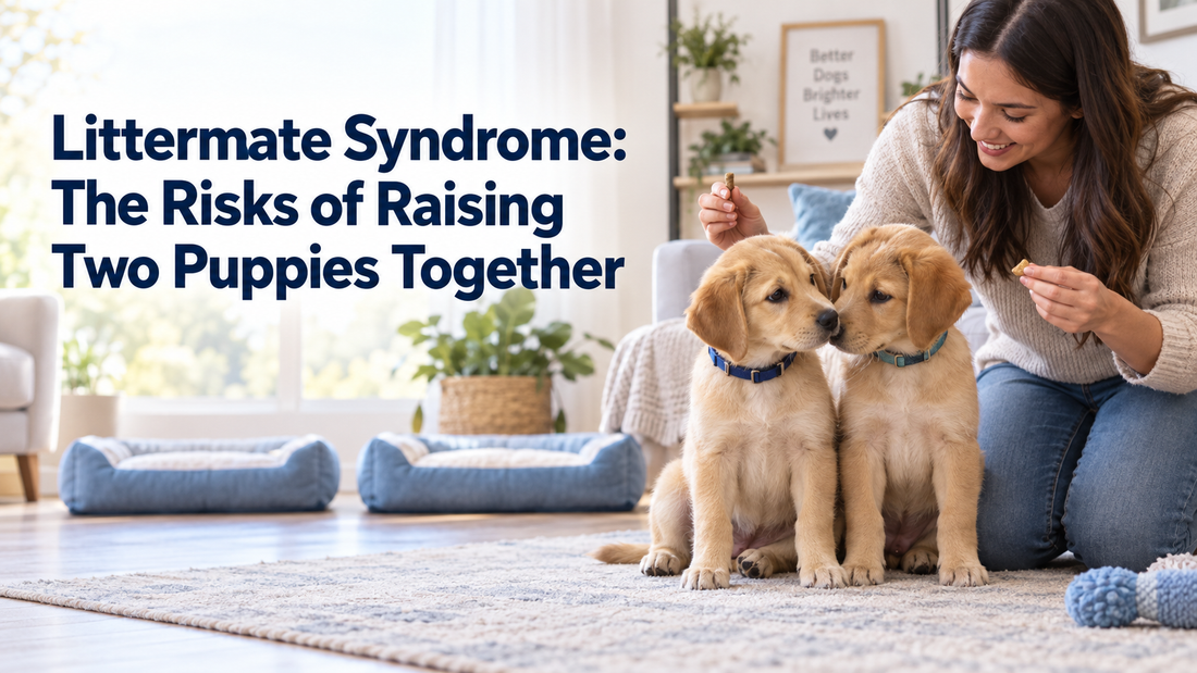 Littermate Syndrome: The Risks of Raising Two Puppies Together