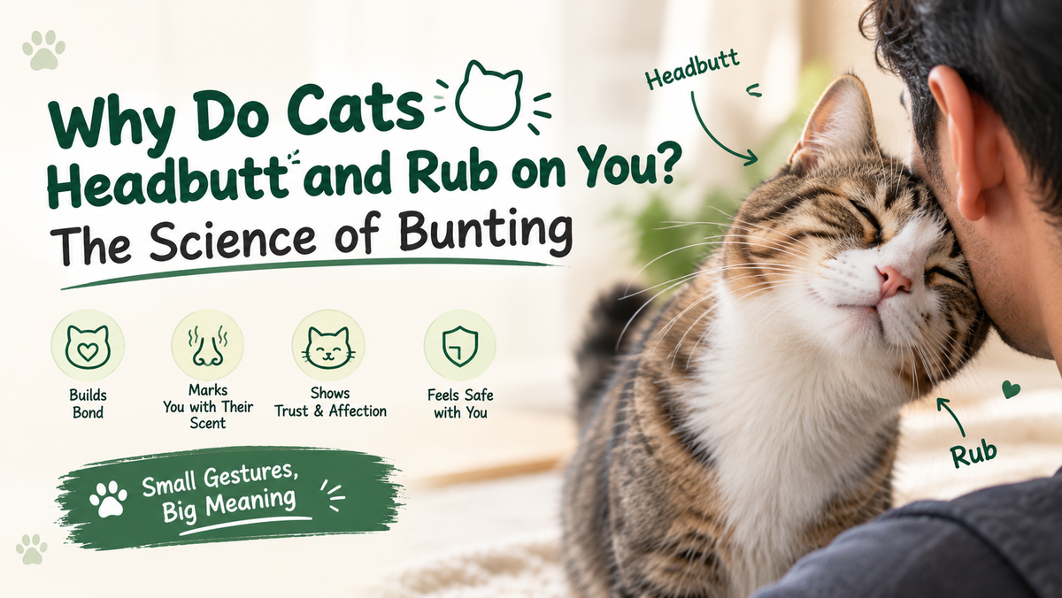 Why Do Cats Headbutt and Rub on You? The Science of Bunting
