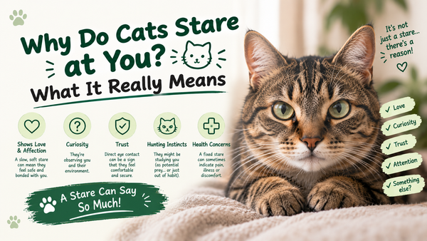Why Do Cats Stare at You? What It Really Means