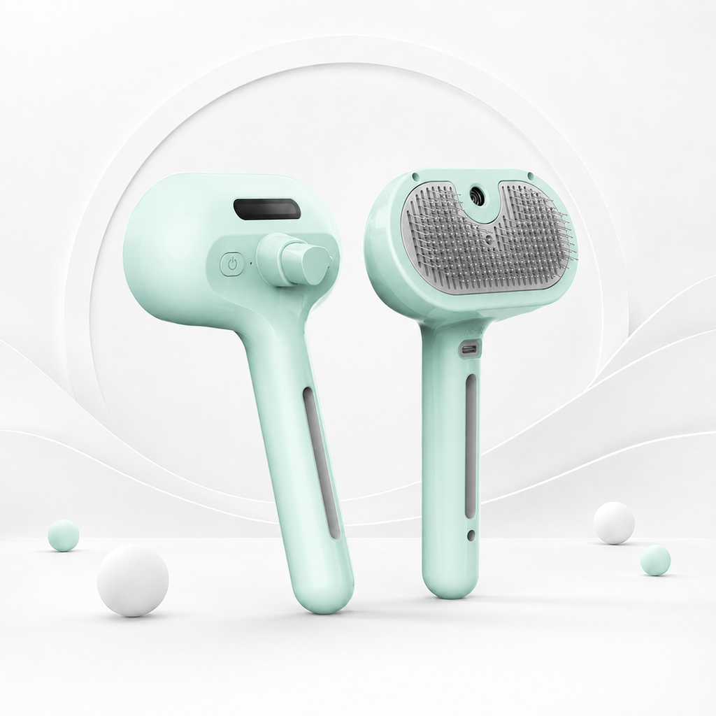 One-Click Fluff-Removal Pet Hair-Removing Spray Brush