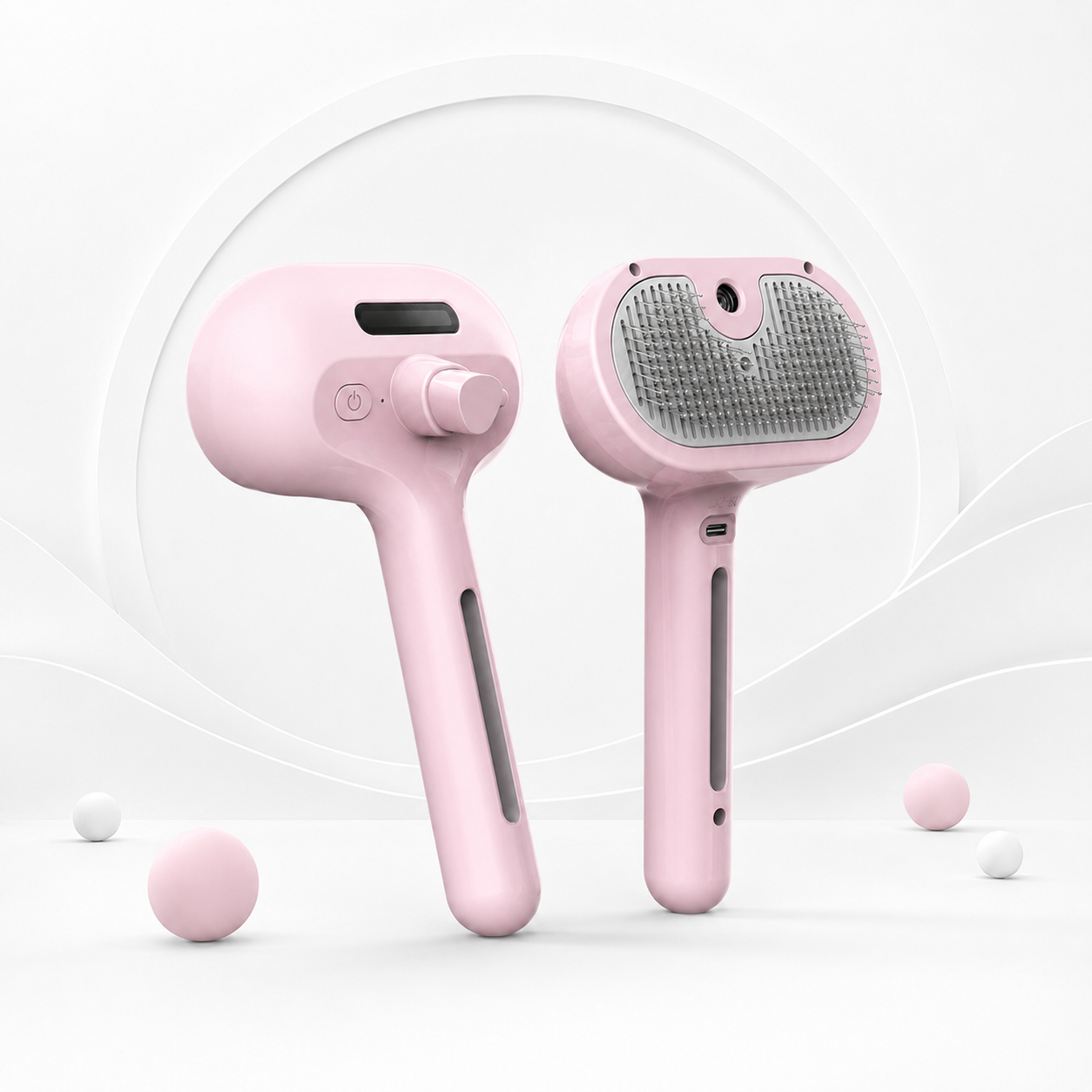 One-Click Fluff-Removal Pet Hair-Removing Spray Brush