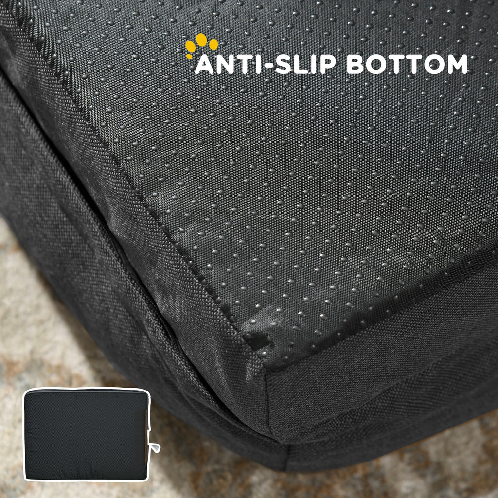 Aevvon anti slip bottom dog bed for stability