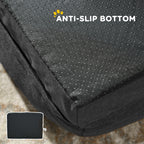 Aevvon anti slip bottom dog bed for stability
