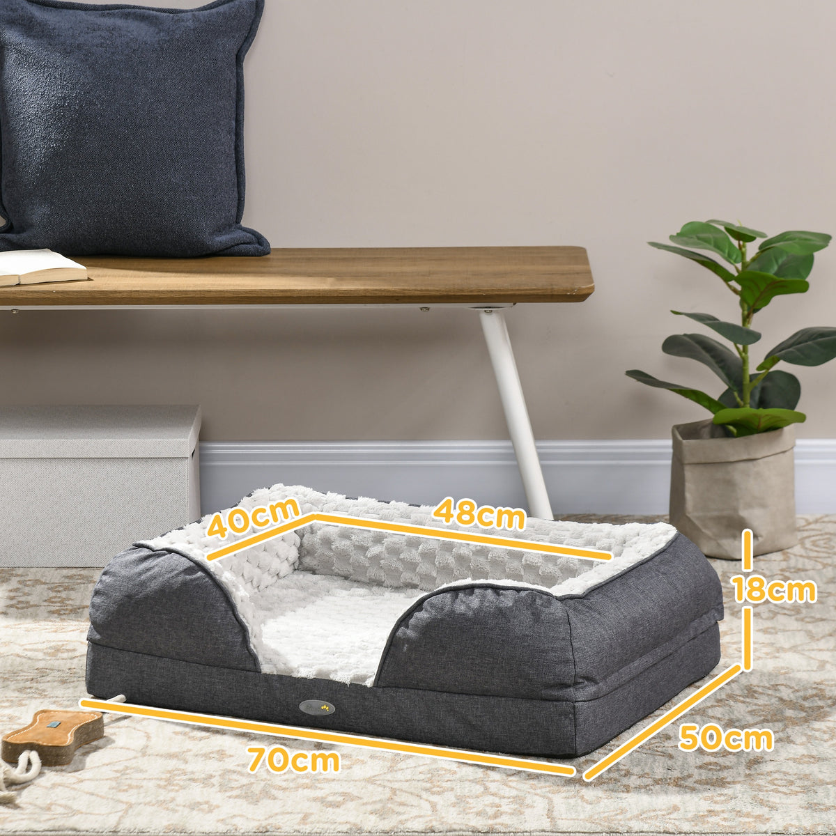 Aevvon dog bed dimensions for small dog sofa