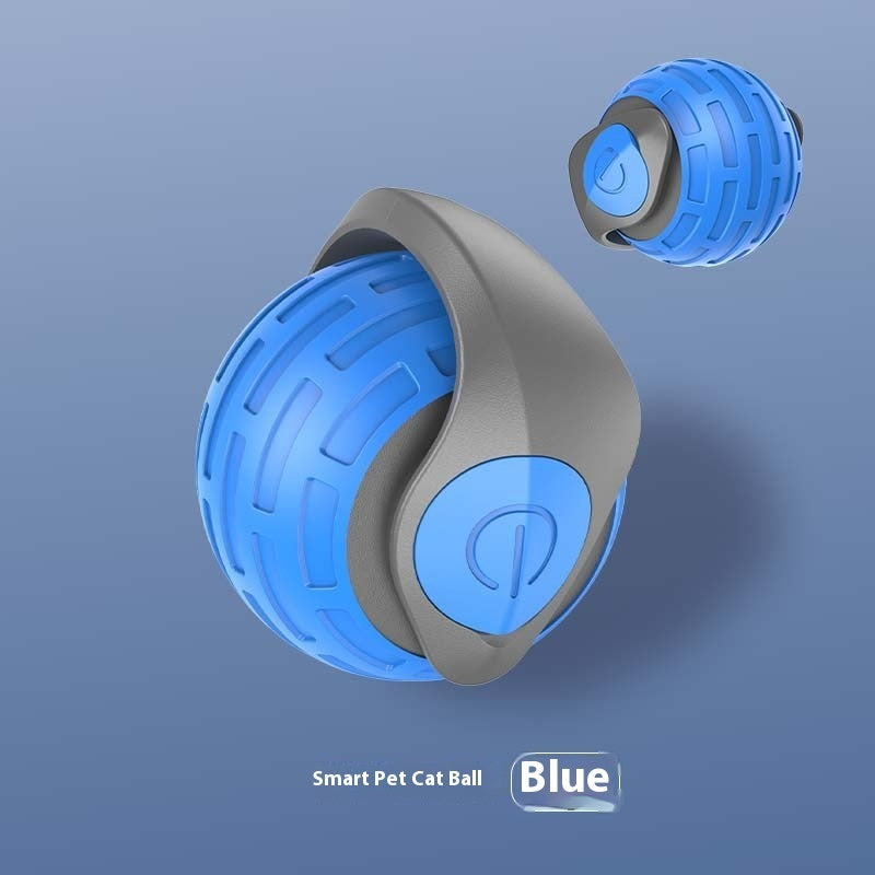 Aevvon blue interactive cat ball with USB charging