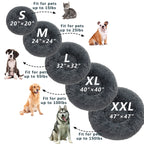 Aevvon dog bed size chart for all breed sizes
