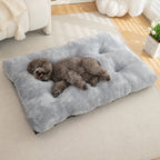 Aevvon self warming cat and dog bed with plush faux fur