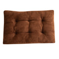 Aevvon brown tufted self warming pet mat