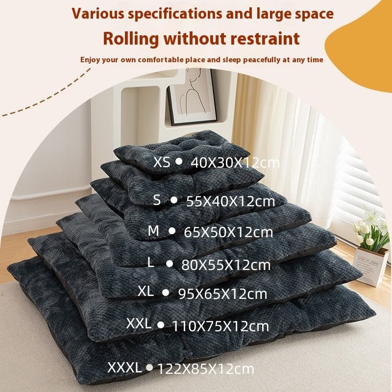 Aevvon soft plush fabric roll for self heating pet mat