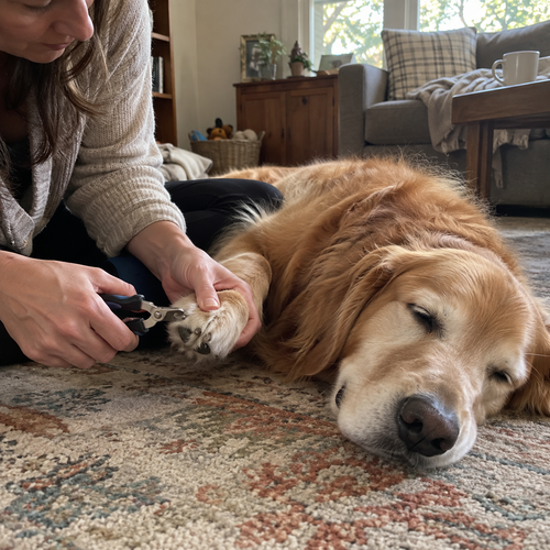 — Mark T. & Barnaby (Golden Retriever)