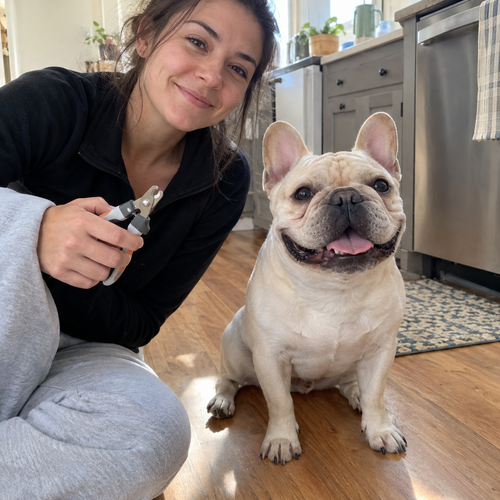 — David M. & Peanut (Frenchie)