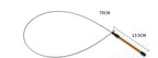 Aevvon cat wand toy size chart: 75cm flexible line with 13.5cm handle