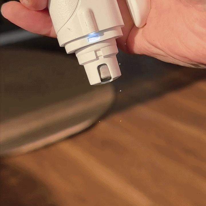 White Pet Nail Trimmer Dog Nail Clippers With Light 2 In 1 Nail Clipper And Grinder